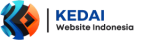 logo kedai website blue