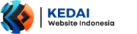 logo kedai website blue